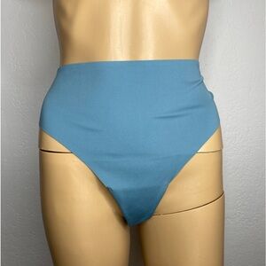 🆕 Girlfriend Collective Women Underwear Thong Bikini Blue Size 4XL